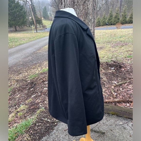 PURE ENERGY VINTAGE BLACK WOMENS BLAZER PLUS SIZE 4 - Picture 2 of 8